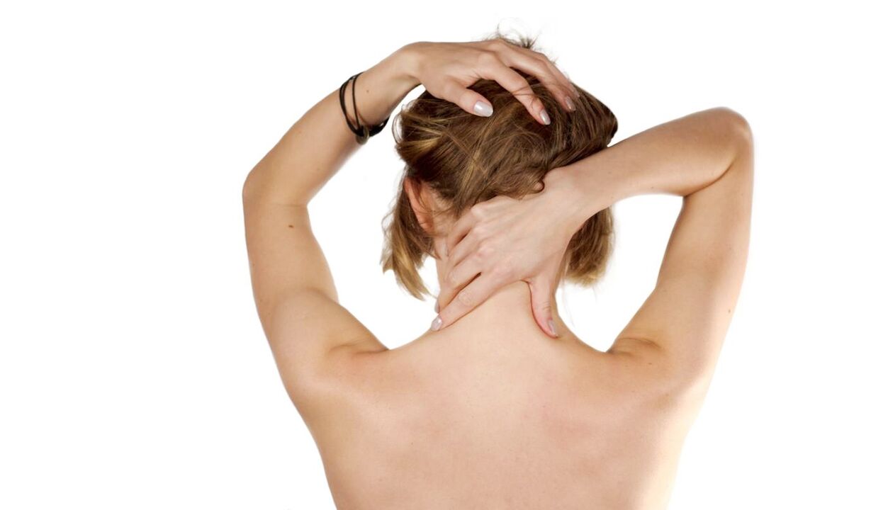 Automassaggio del collo per l'osteocondrosi